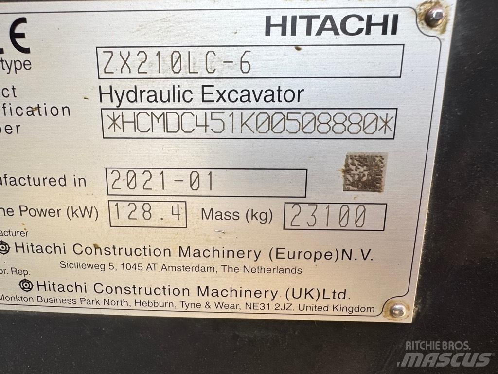 Hitachi ZX 210 LC-6 Гусеничные экскаваторы