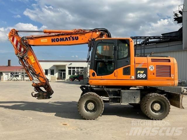 Komatsu PW 180-10 Колёсные экскаваторы