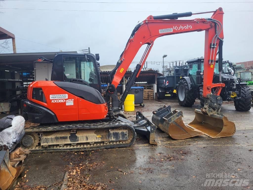 Kubota KX 080-4 Мини-экскаваторы