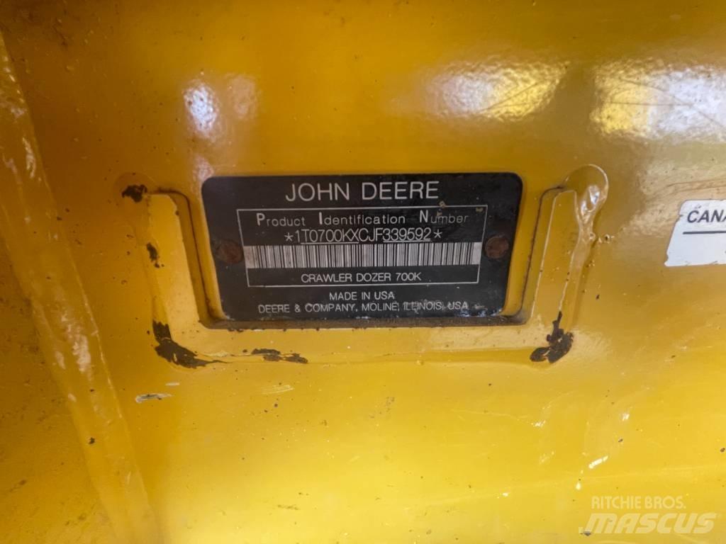 DEERE 700K LGP Гусеничные бульдозеры