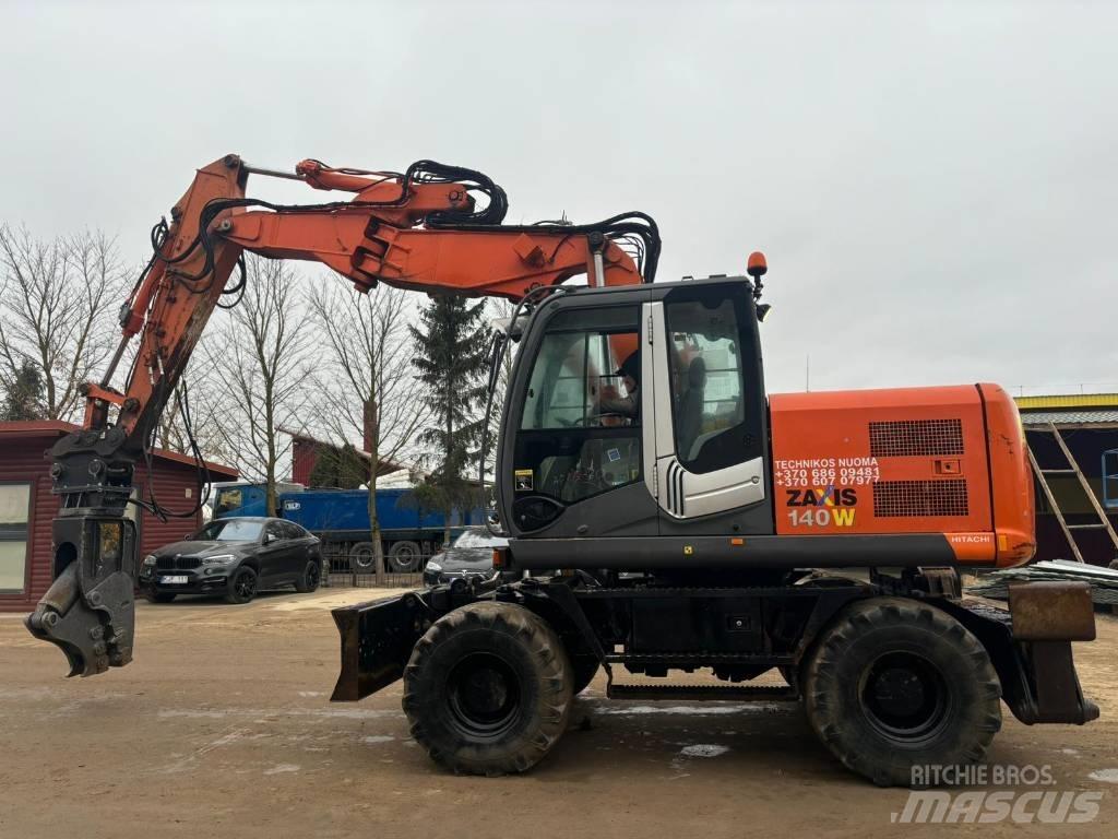 Hitachi ZX 140 W-3 Колёсные экскаваторы