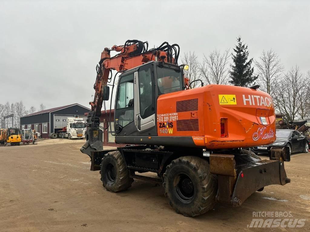 Hitachi ZX 140 W-3 Колёсные экскаваторы