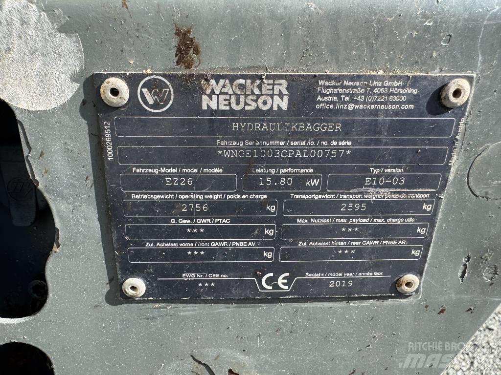 Wacker Neuson EZ26 Гусеничные экскаваторы