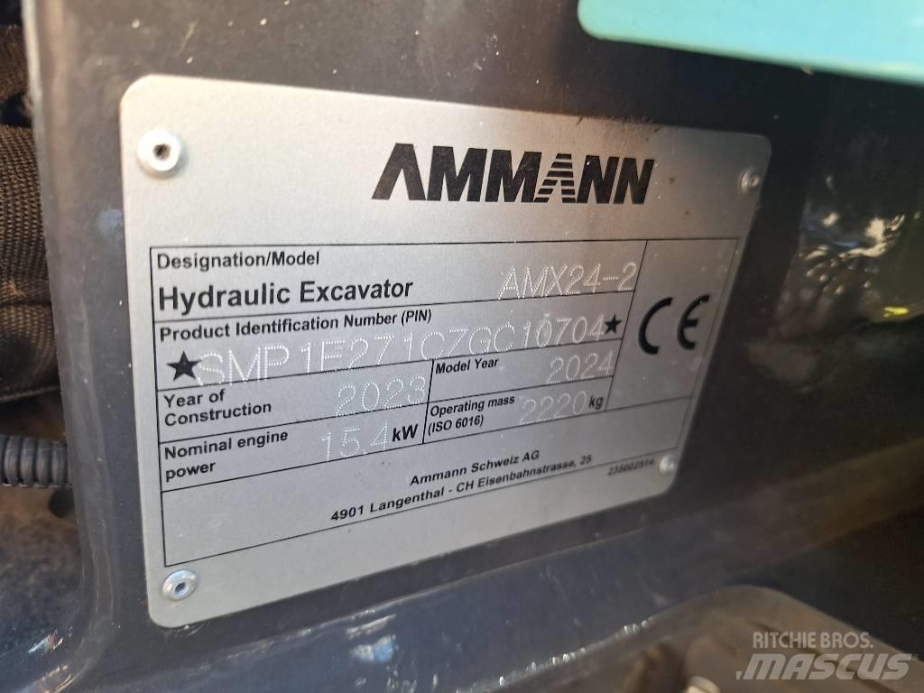 Ammann AMX24-2 Мини-экскаваторы