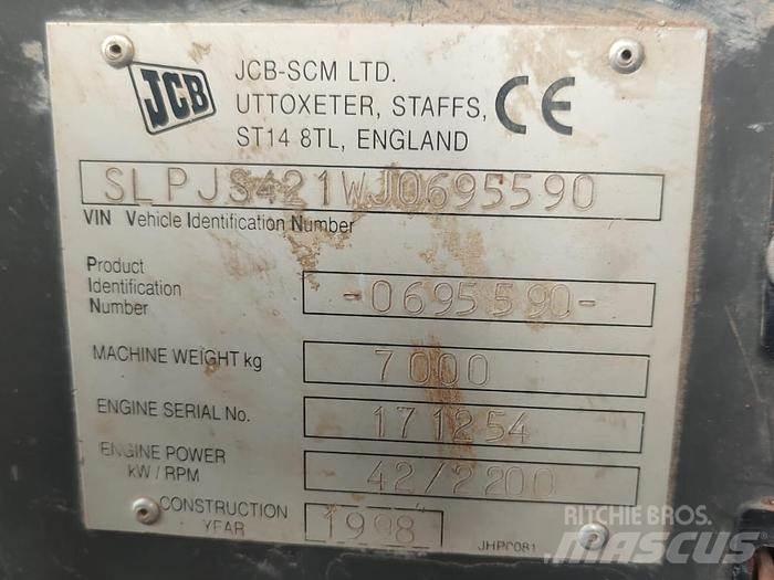JCB JS70 Малые экскаваторы 7т-12т