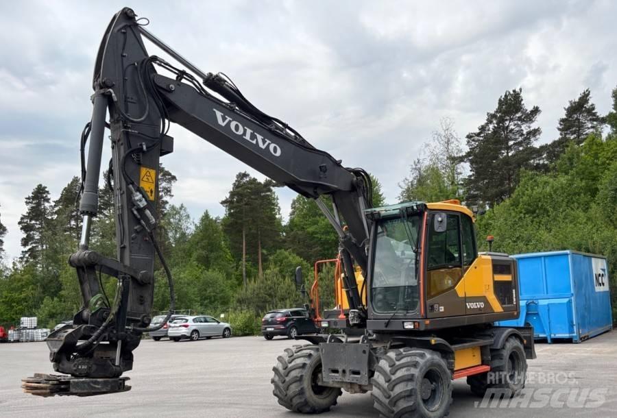 Volvo EW160E Колёсные экскаваторы