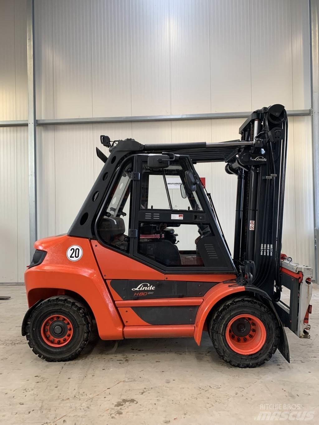 Linde H80D Дизельные погрузчики