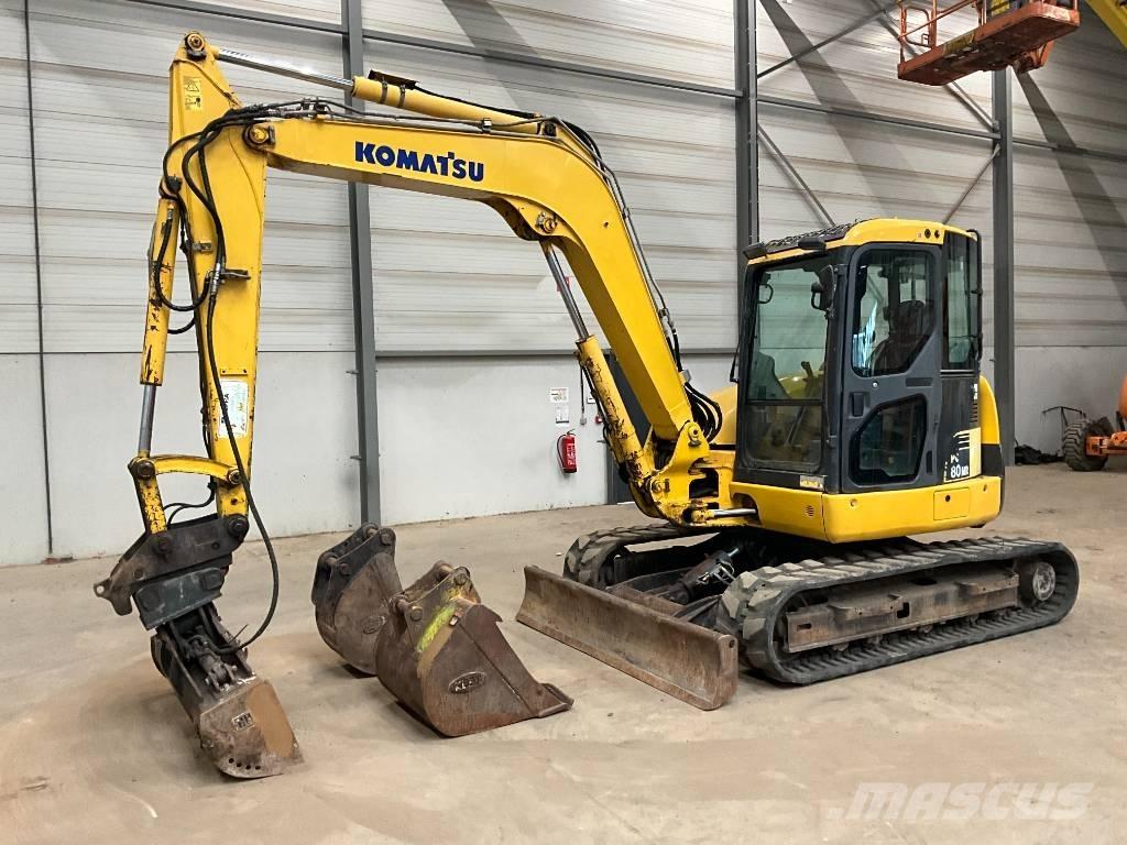 Komatsu PC 80 MR-3 Малые экскаваторы 7т-12т