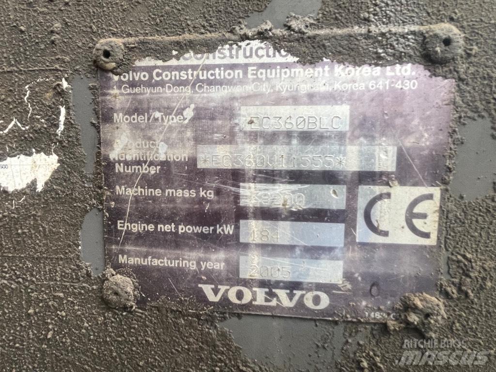 Volvo Ec360blc Гусеничные экскаваторы