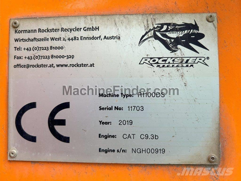 Rockster RD1100DS Мобильные дробилки