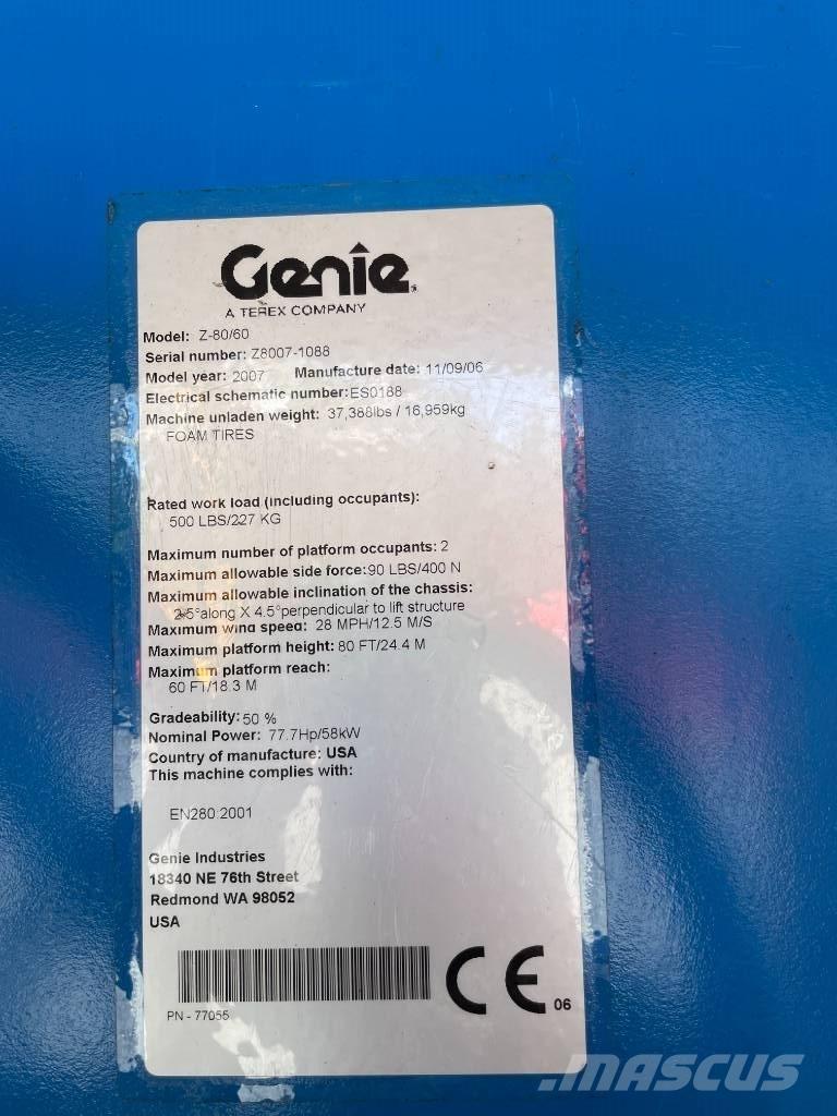 Genie Z 80/60 Коленчатые подъемники