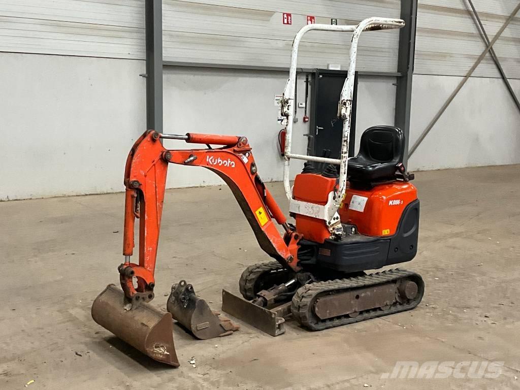 Kubota K 008-3 Мини-экскаваторы