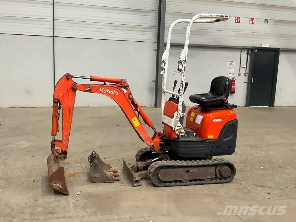 Kubota K 008-3 Мини-экскаваторы