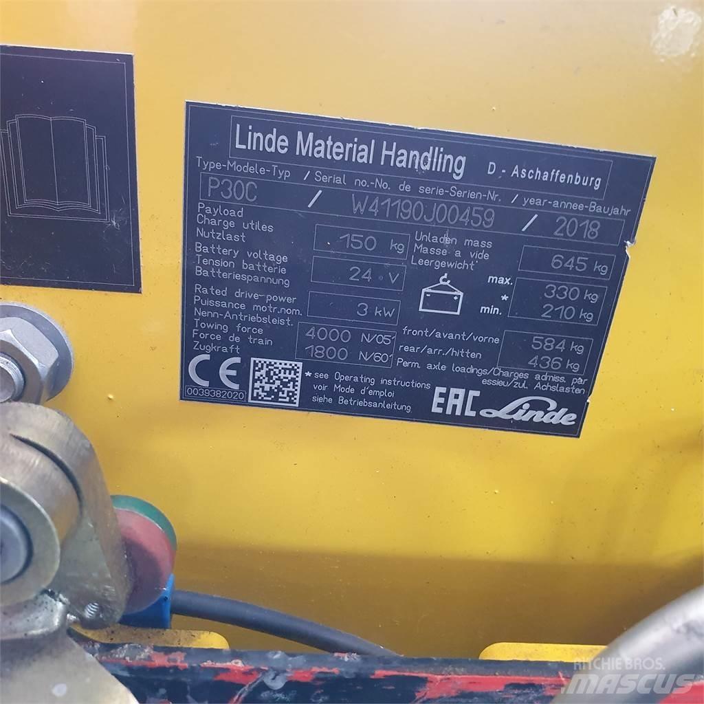 Linde P30C Складские электротягачи