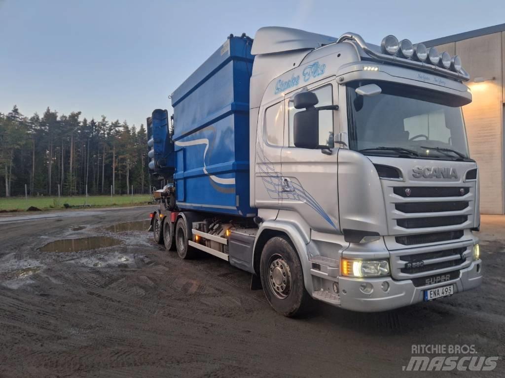 Scania R 580 LB Дробилки древесины