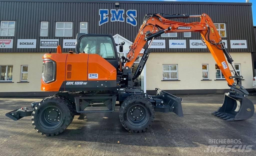 Doosan DX100W-7 Колёсные экскаваторы