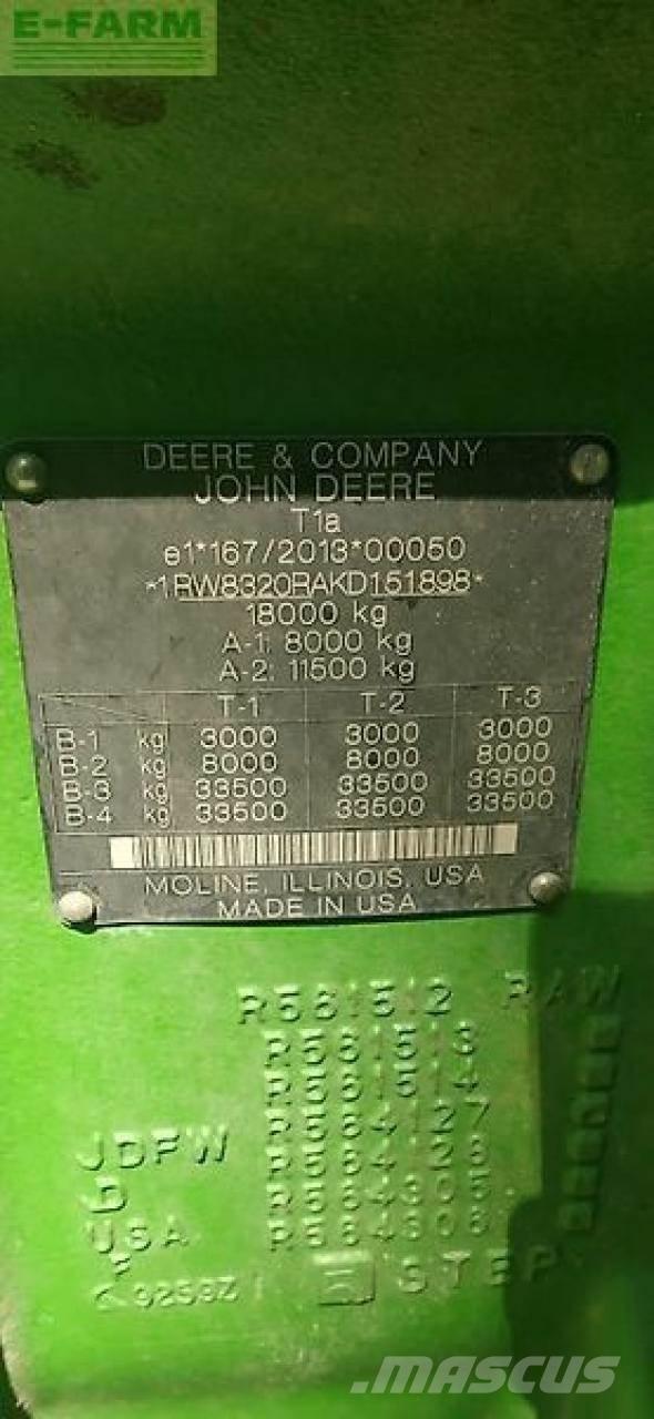 John Deere 8320r Трактора