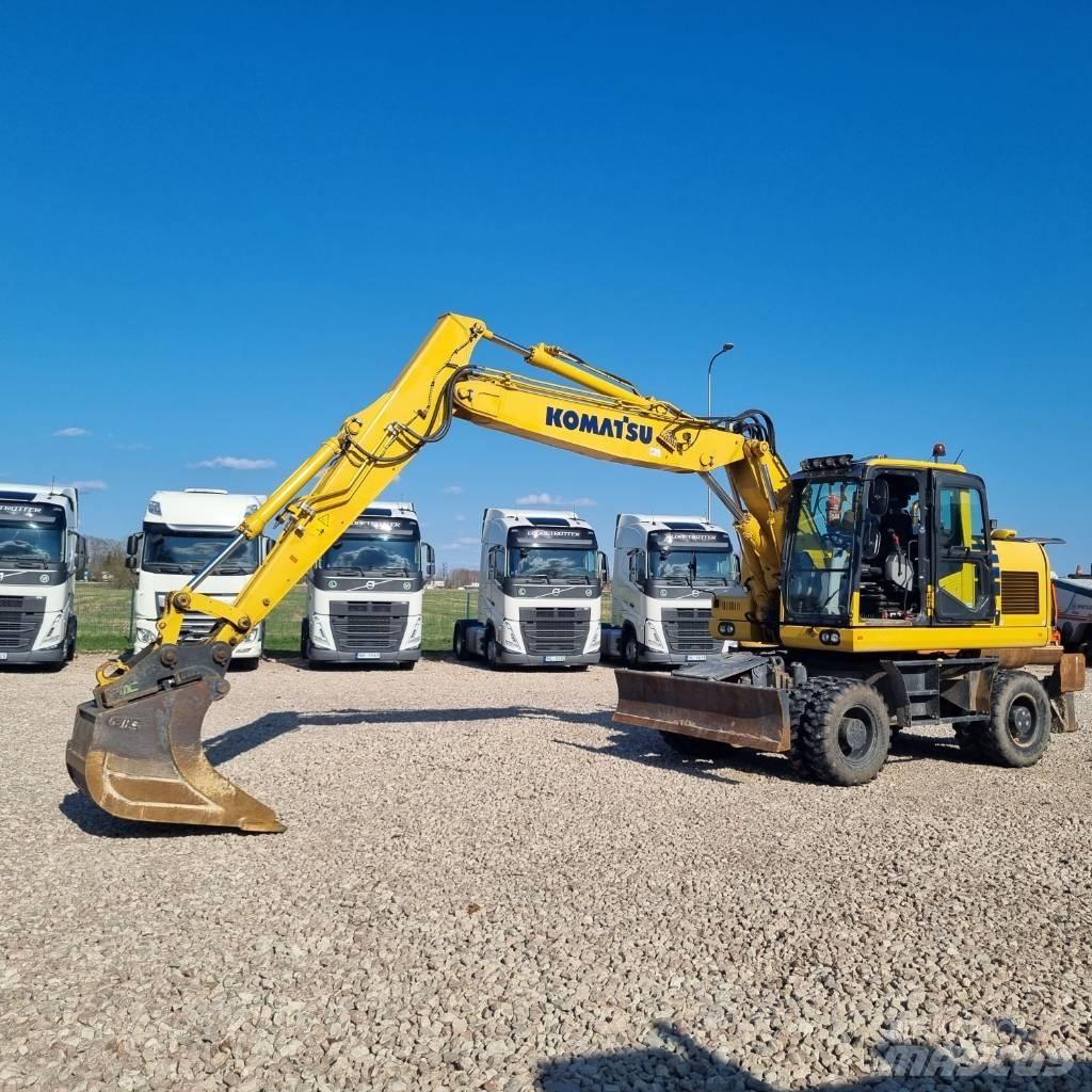 Komatsu PW160 - 11 Колёсные экскаваторы