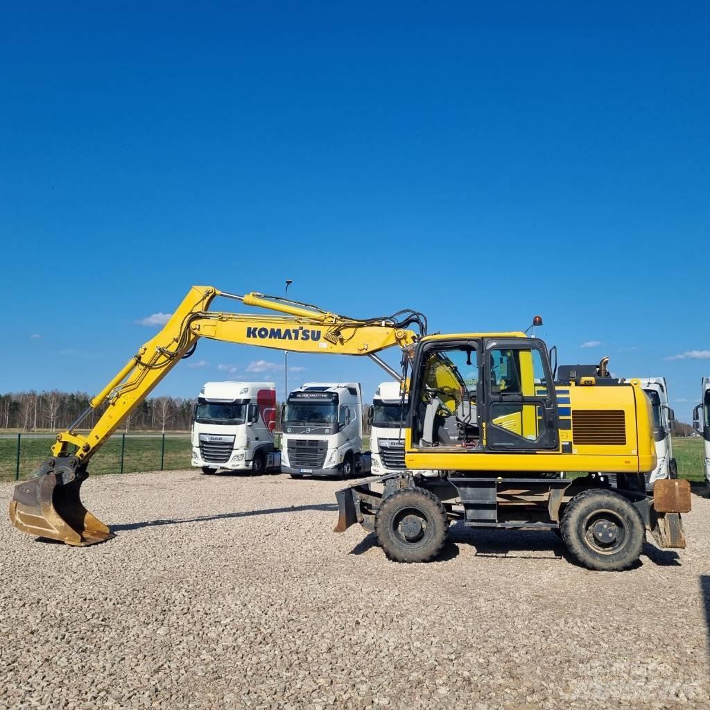 Komatsu PW160 - 11 Колёсные экскаваторы