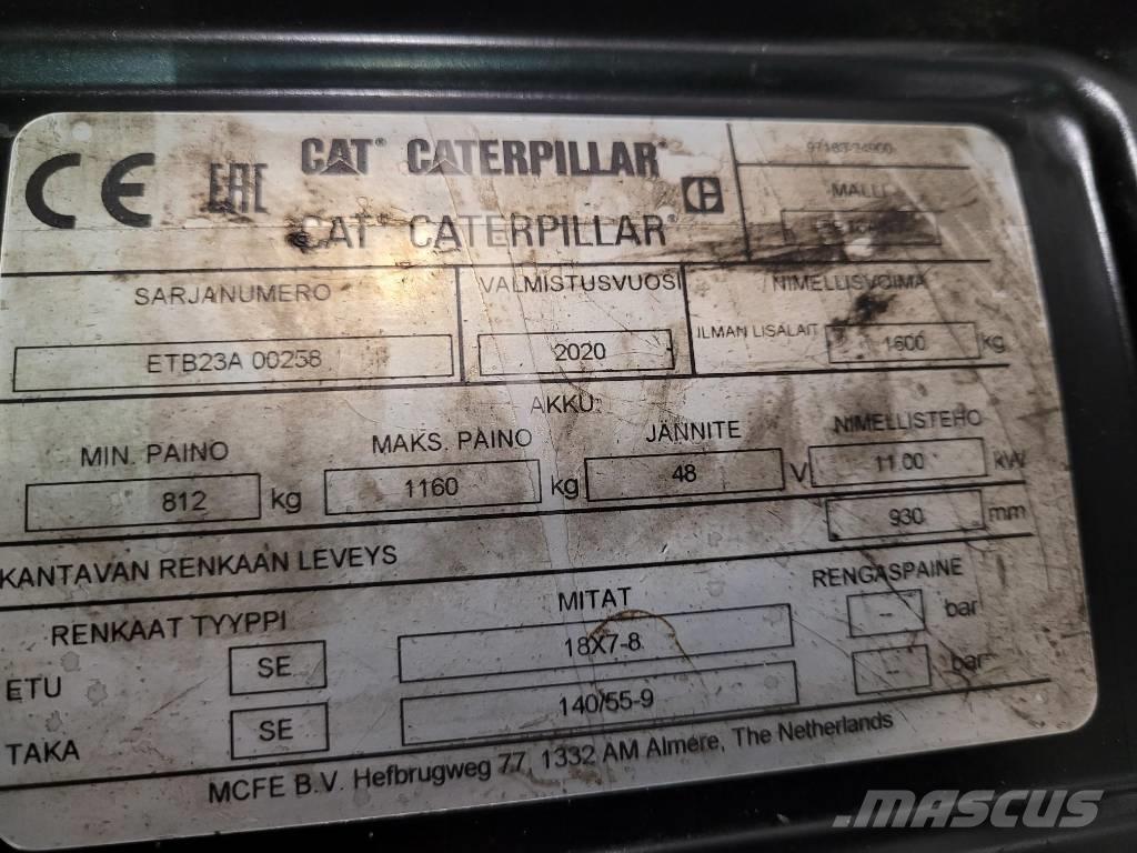 CAT EP16 ANT Электропогрузчики