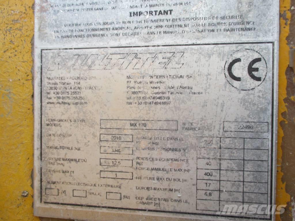 Multitel MX 170 Автовышки