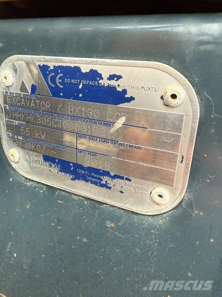 Hyundai HX 130 LCR Гусеничные экскаваторы