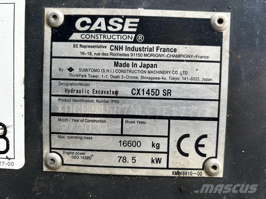 CASE CX 145 D SR Гусеничные экскаваторы