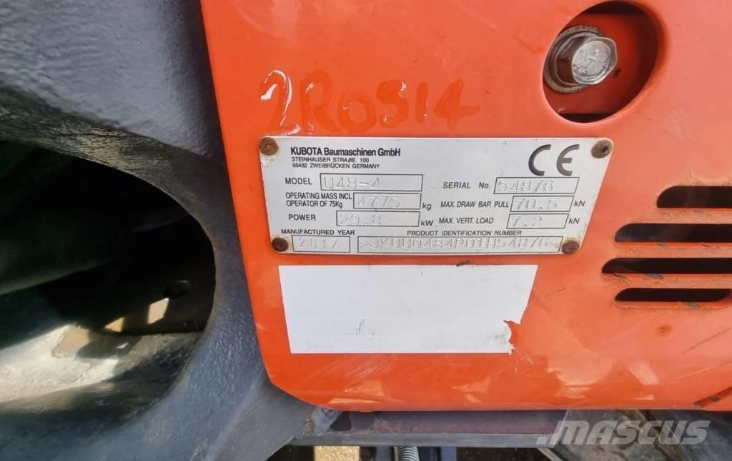 Kubota U 48-4 Мини-экскаваторы