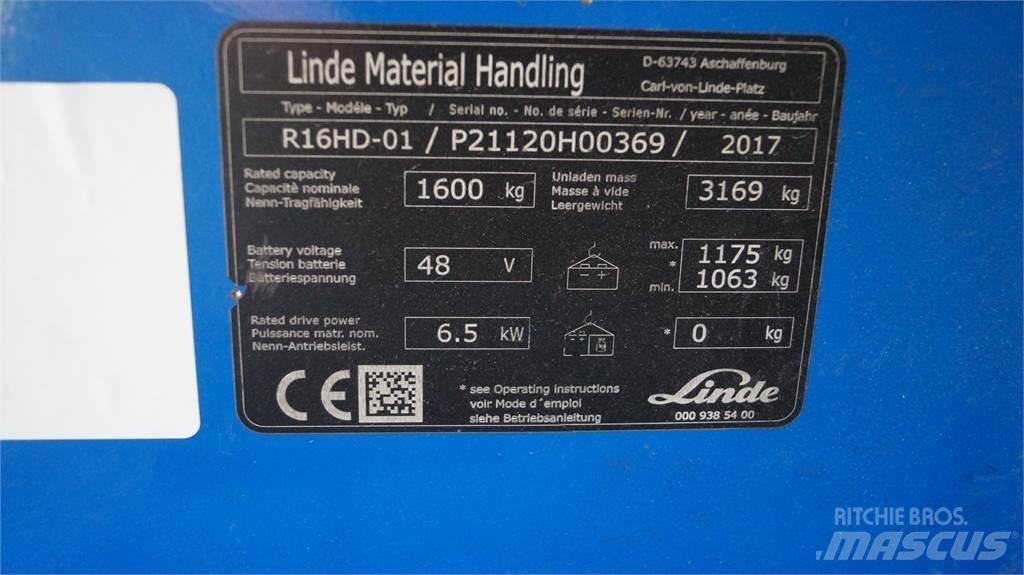 Linde R16HD Ричтраки