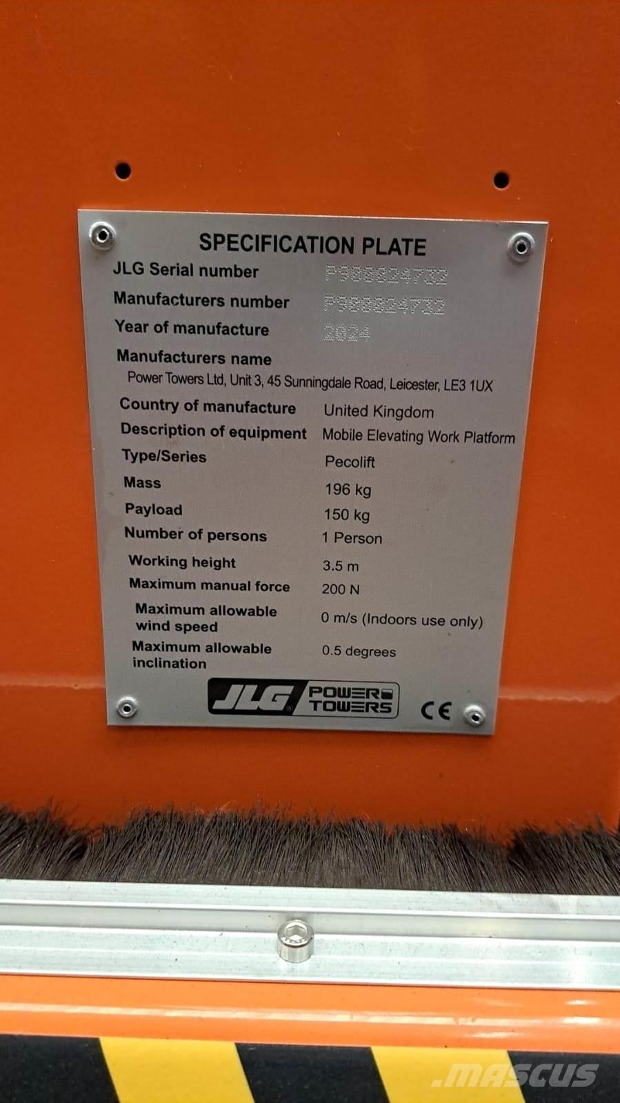 JLG Pecolift Разные подъемники и вышки