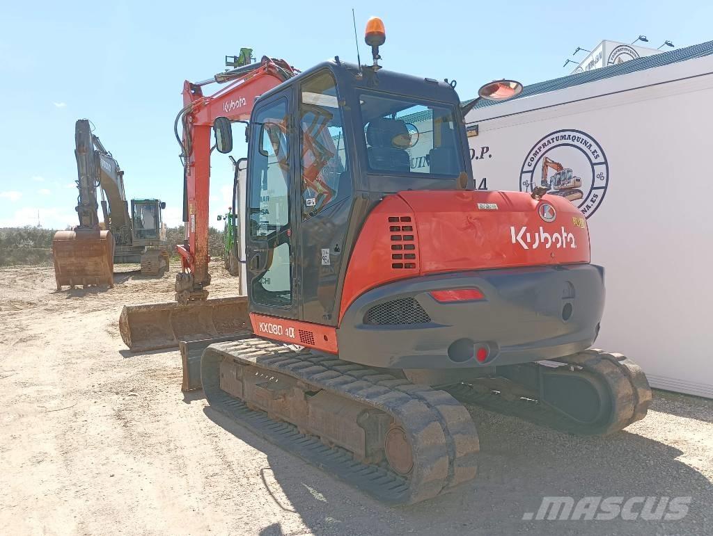 Kubota KX 080-4 Малые экскаваторы 7т-12т