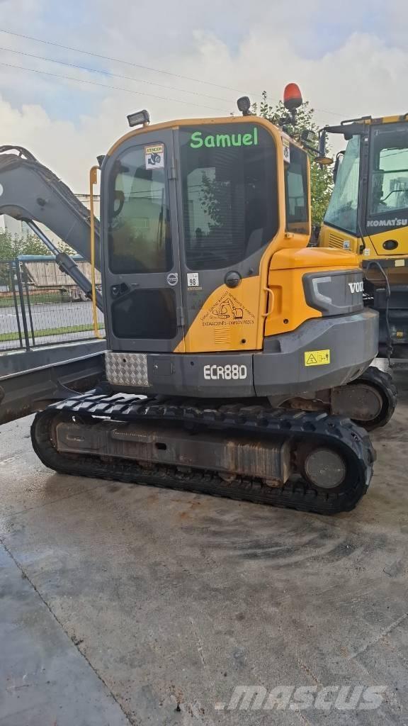 Volvo ECR88D Малые экскаваторы 7т-12т