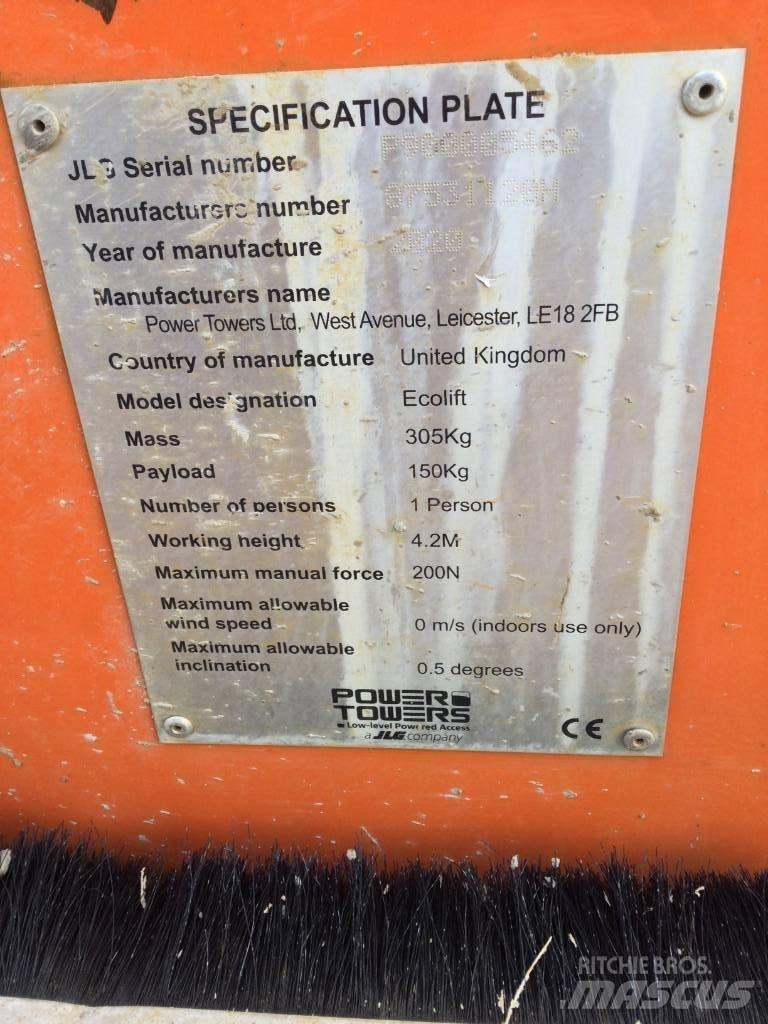 JLG Ecolift 50 Вертикальные мачтовые подъемники