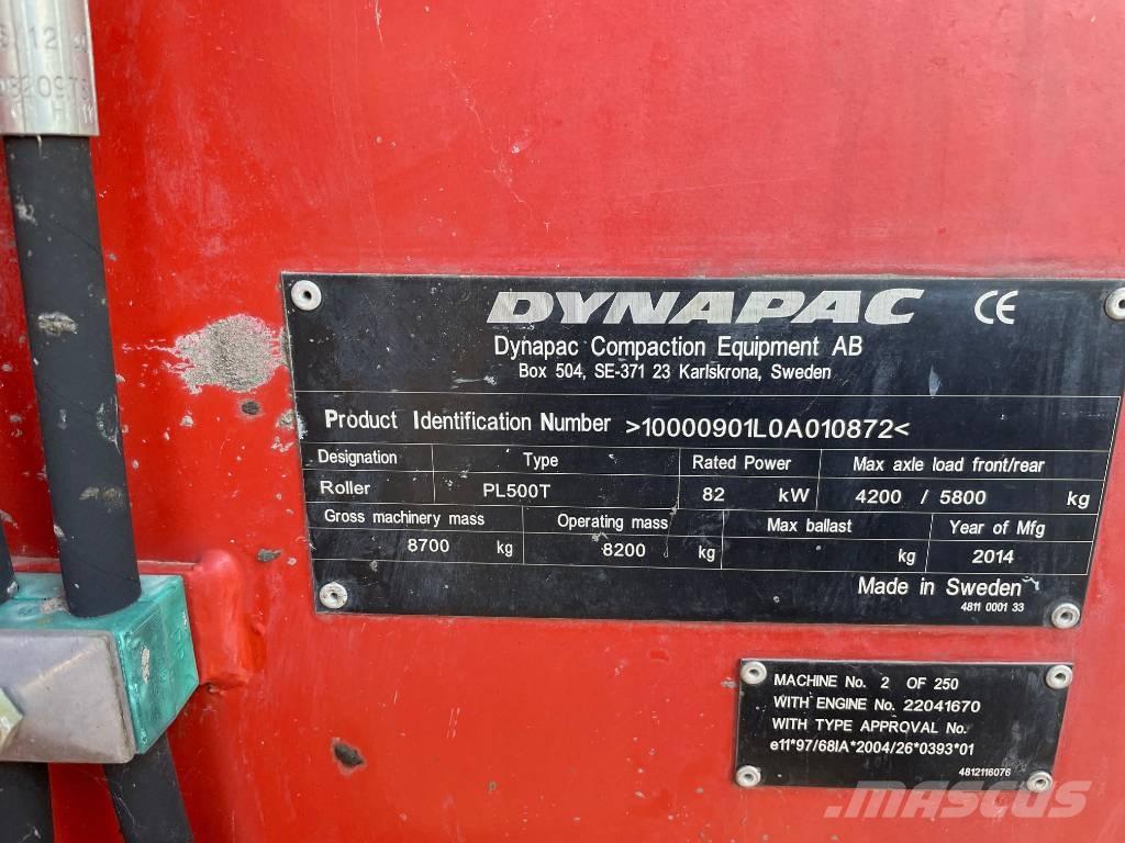 Dynapac PL 500 T Дорожные фрезы
