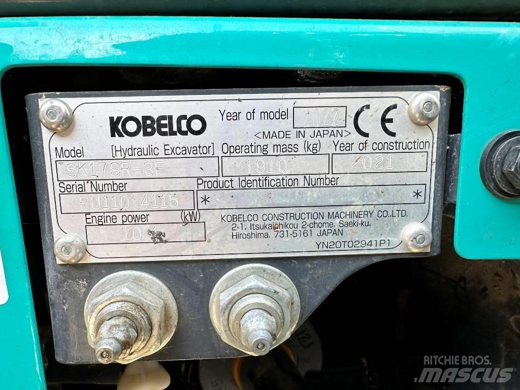 Kobelco SK17SR-3E Мини-экскаваторы