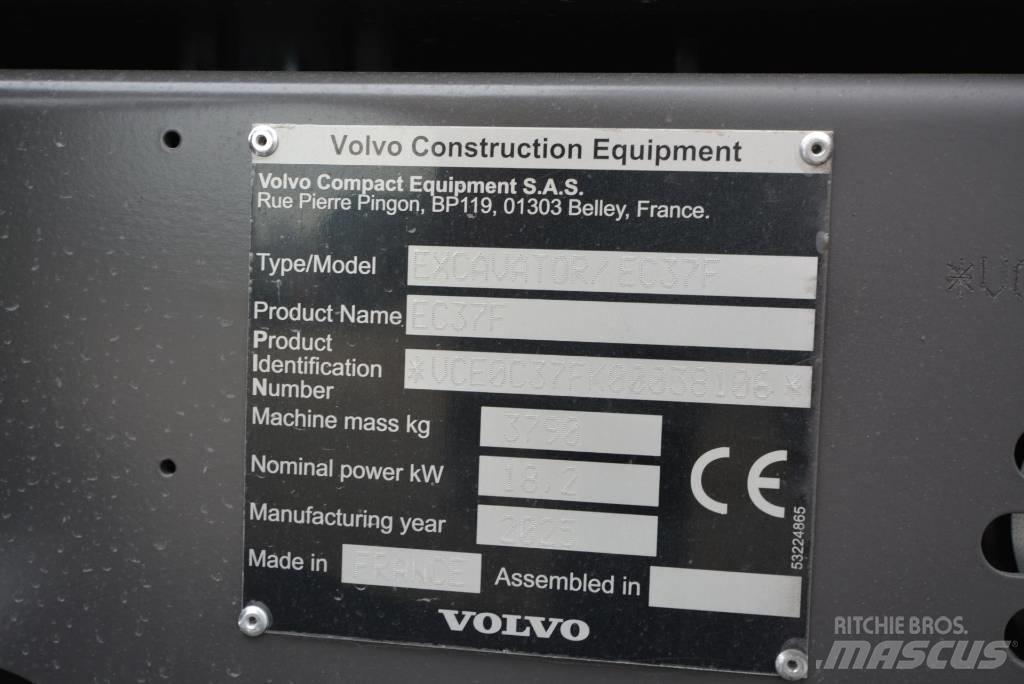 Volvo EC 37 F Aircon Мини-экскаваторы