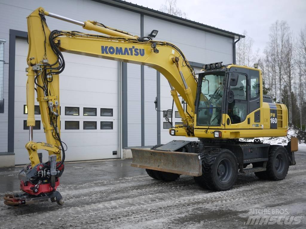 Komatsu PW 160-8 Колёсные экскаваторы
