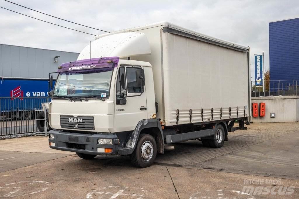 MAN LE 180 Тентованные грузовики