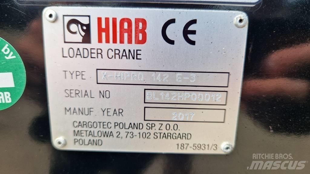 Hiab X-Hipro 142 E-3 Краны-манипуляторы