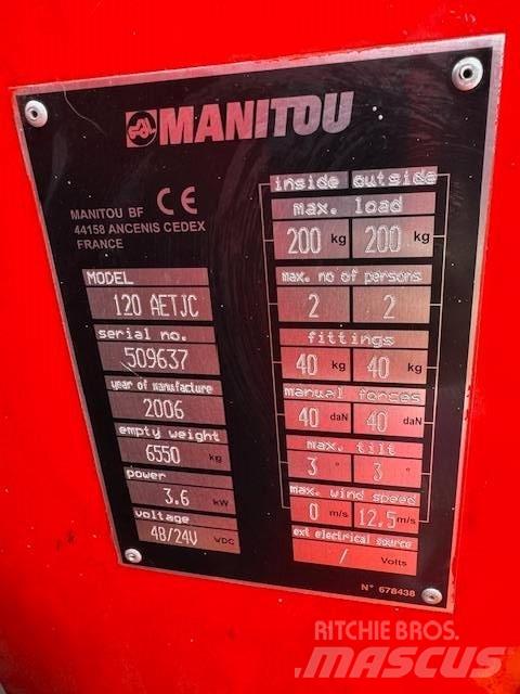 Manitou 120 AET JC Коленчатые подъемники