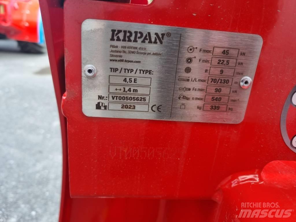 Krpan 4,5E Трелёвочные лебедки