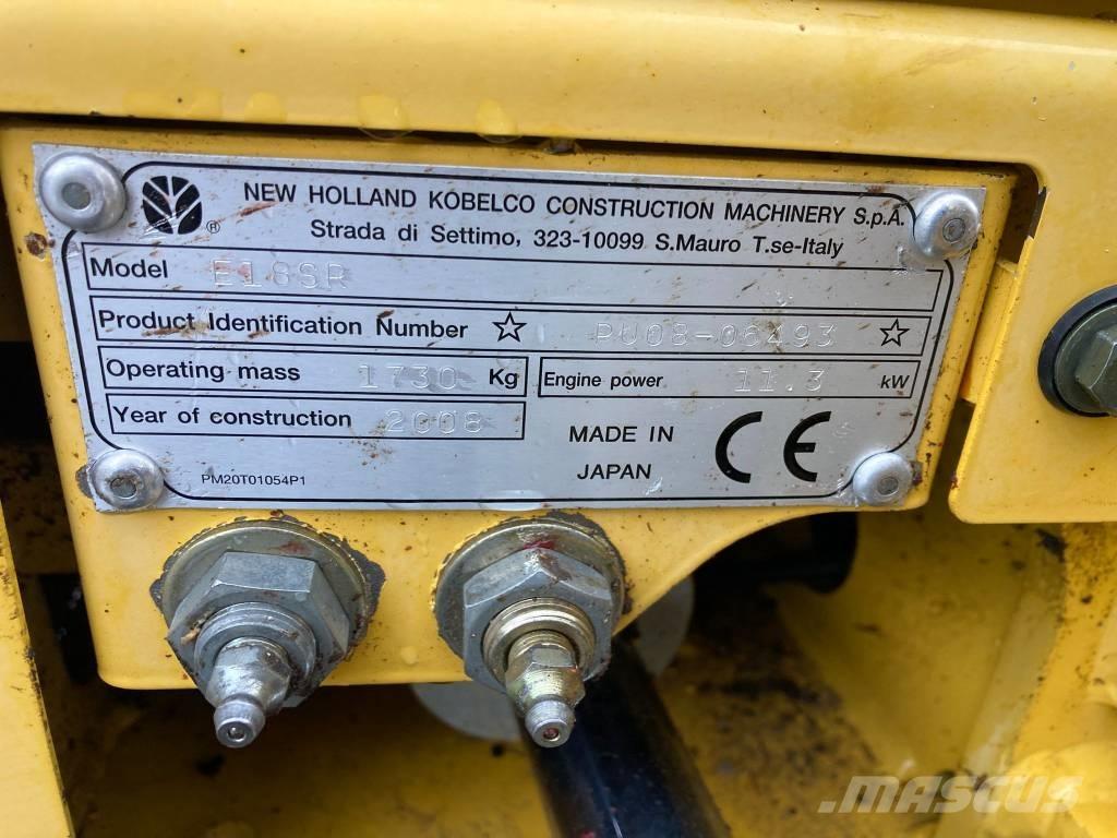 New Holland E 18 SR Мини-экскаваторы