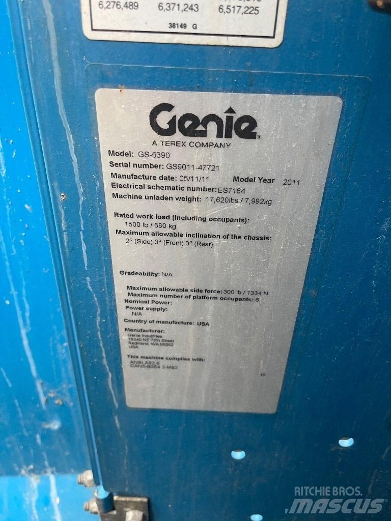 Genie GS 5390 Ножничные подъемники