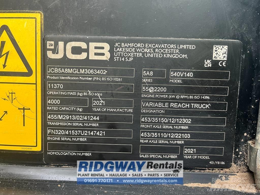 JCB 540-140 Телескопические погрузчики