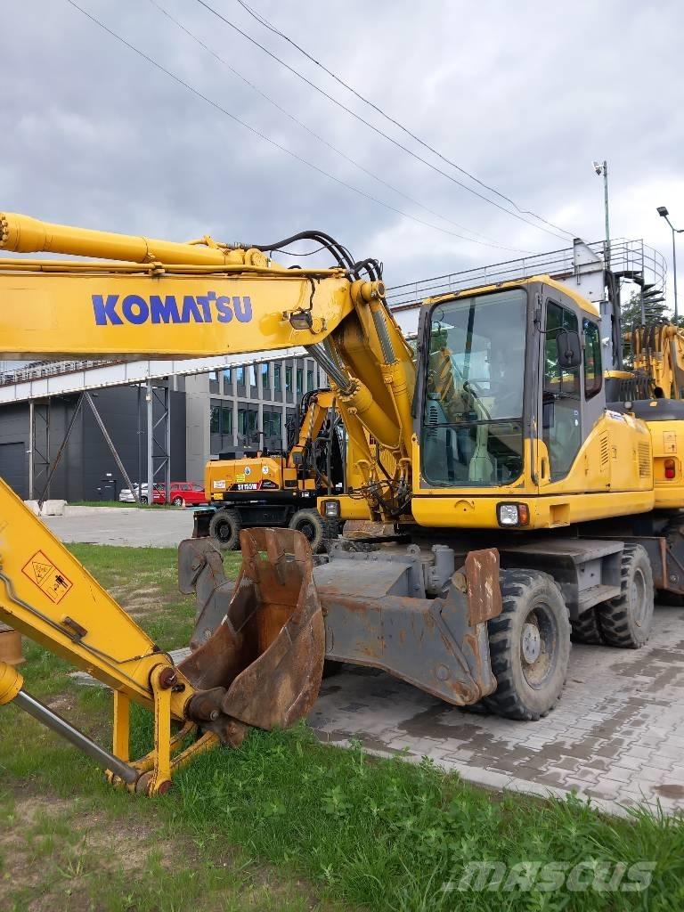 Komatsu PW 180-7EO Колёсные экскаваторы