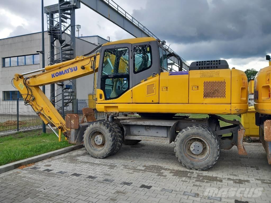 Komatsu PW 180-7EO Колёсные экскаваторы