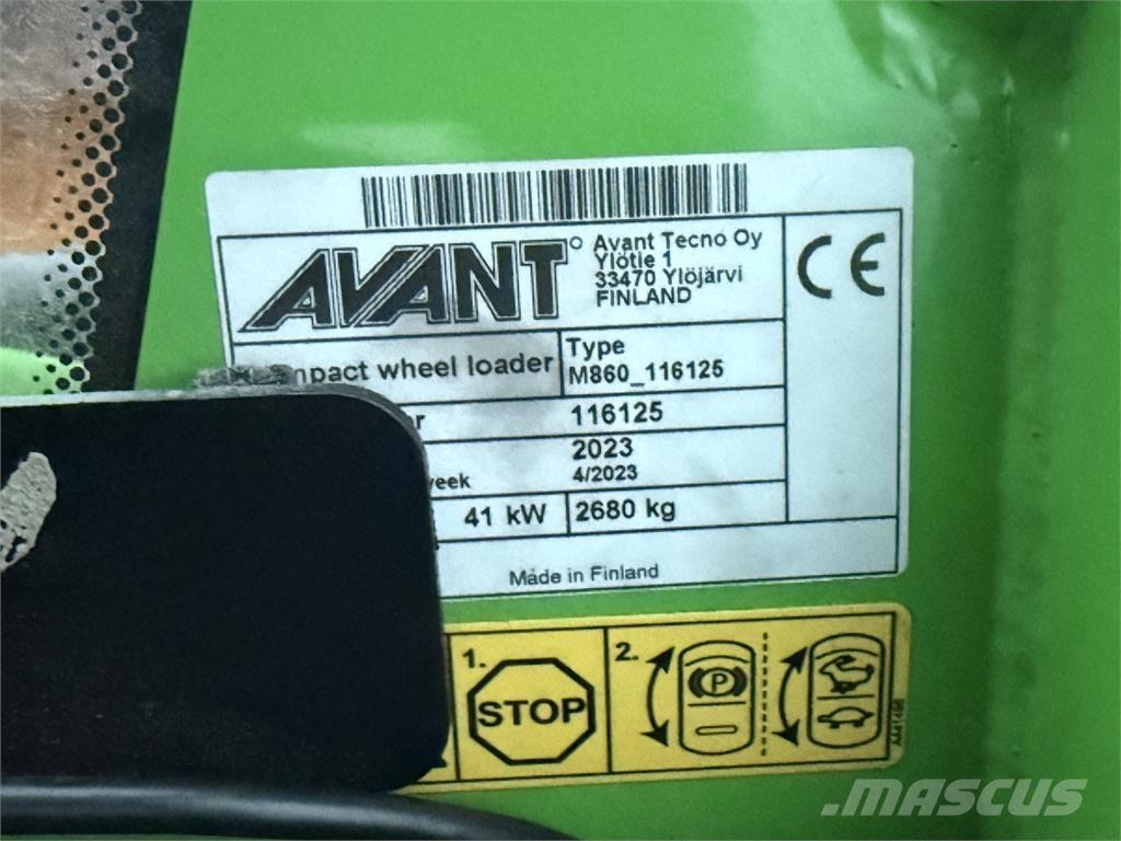 Avant 860i GT Малые погрузчики
