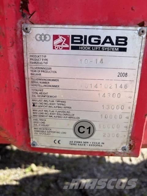 Bigab 10-14 BDF Прицепы