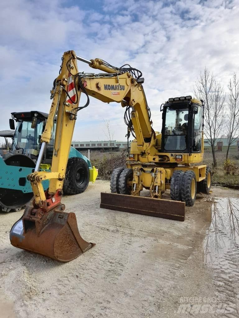 Komatsu PW118MR-8 Колёсные экскаваторы