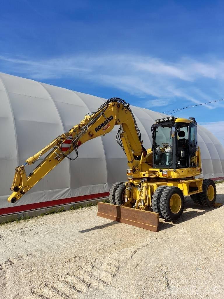 Komatsu PW118MR-8 Колёсные экскаваторы